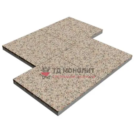 Тротуарная плитка Урбан Хард, 80 мм, Backwash Корунд