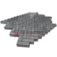 Тротуарная плитка Паркет, 60 мм, ColorMix Актау, Old-Age