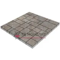 Тротуарная плитка Инсбрук Альпен, 60 мм, ColorMix Берилл, гладкая