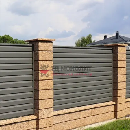 Парапет Stone 2-х скатный