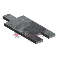 Тротуарная плитка Аликанте, 80 мм, ColorMix Актау, гладкая