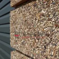 Блок столбовой Max Stone, гравий пестрый