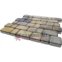 Тротуарная плитка Инсбрук Альт, 60 мм, ColorMix Сиена, гладкая