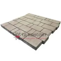 Тротуарная плитка Бергамо Colormix Оливин, 40мм, гладкая